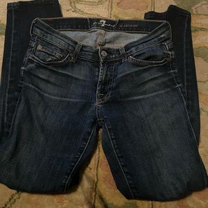 7 for all mankind Roxanne mid rise ankle jeans